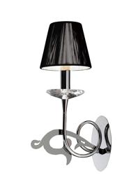 Acanto Polished Chrome Wall Lights Mantra Armed Wall Lights Acanto Polished Chrome Wall Lights Mantra Armed Wall Lights